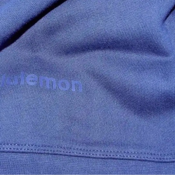 Lululemon Perfectly Oversized Cropped Crew True Navy Size 10 - Picture 2 of 4